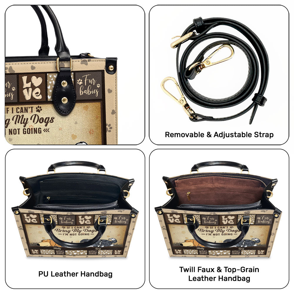Bring My Dog - Personalized Leather Bag