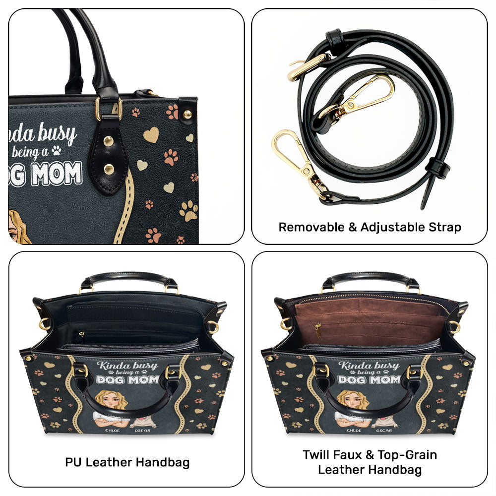 Being A Good Mom - Personalized Leather Bag