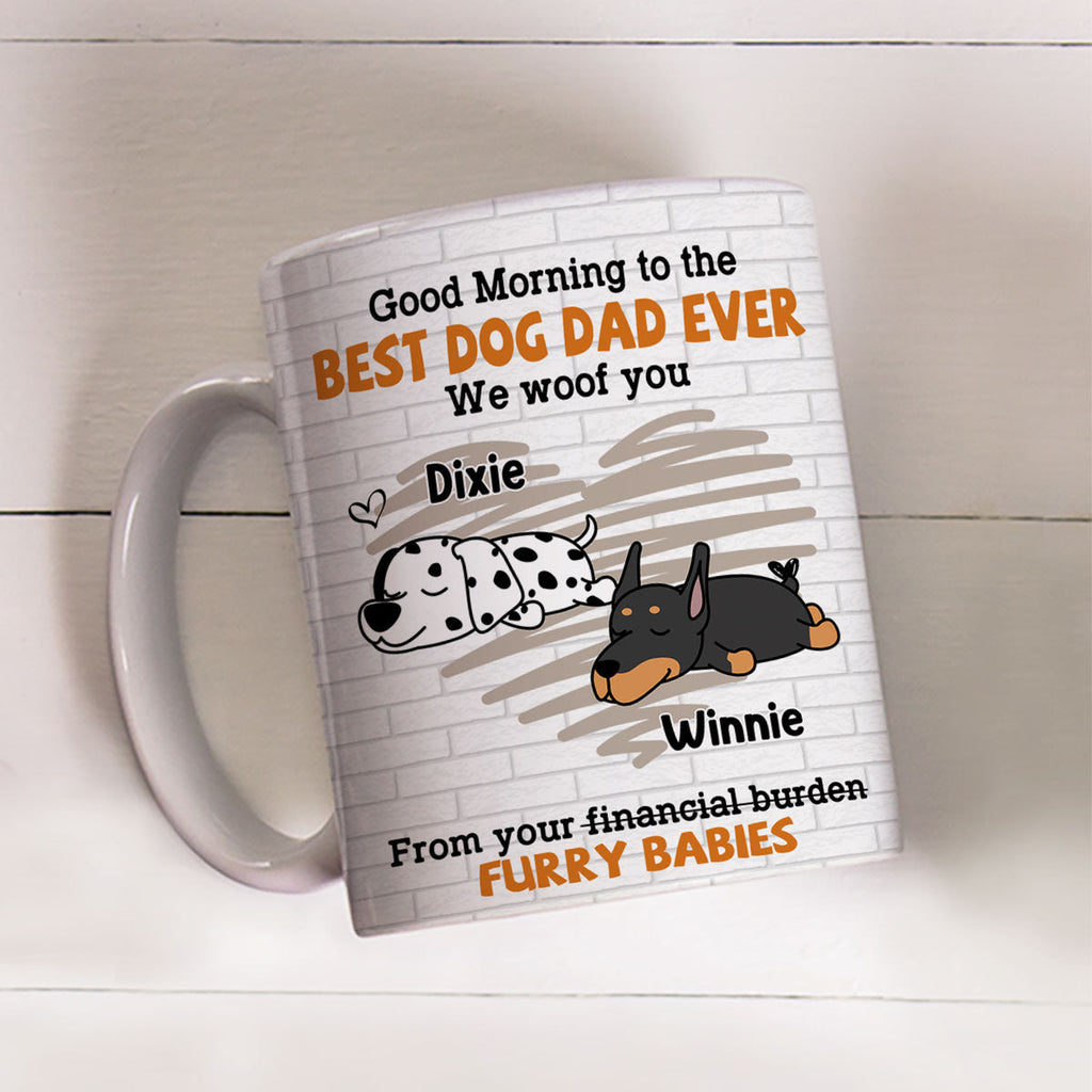 Custom Christmas Birthday Gifts For Dog Dad, Dog Lovers • Furry Baby - Personalized Coffee Mug