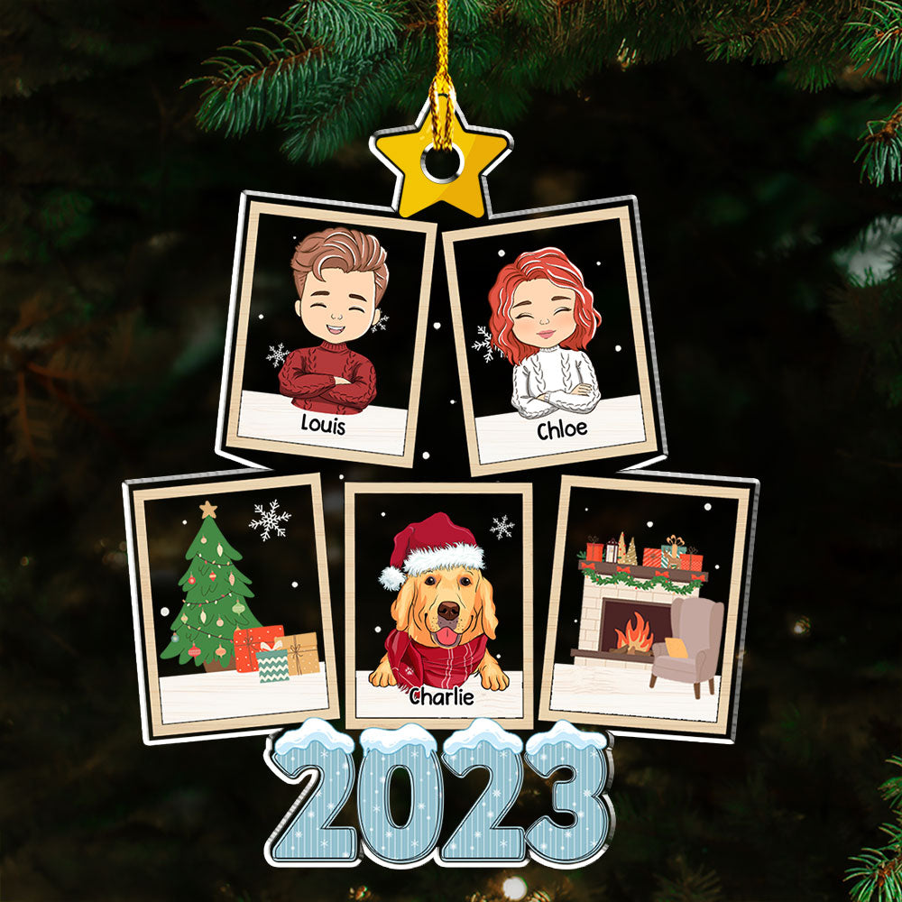 Christmas Pine Tree - Personalized Acrylic Ornament