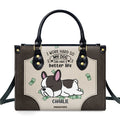My Dog With Better Life - Personalized Leather Bag