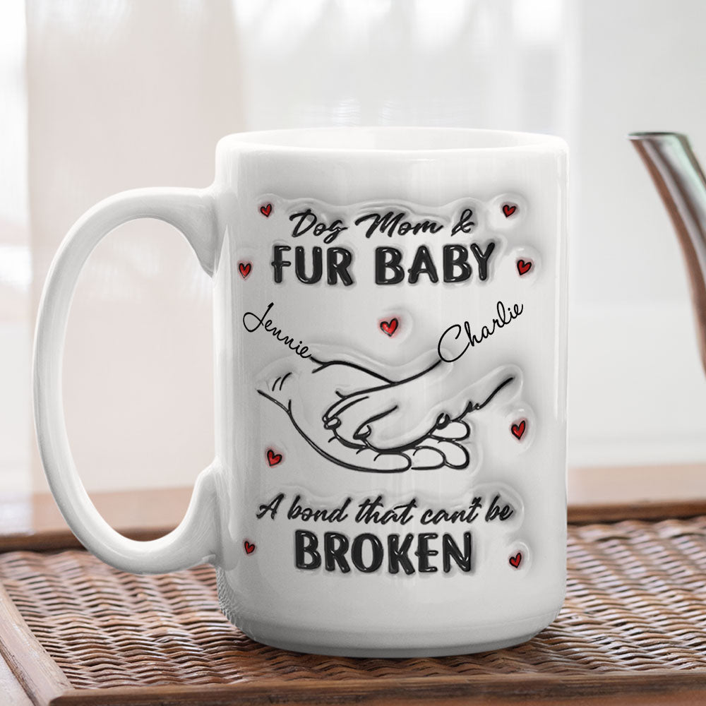 Dog Mom Fur Baby - Personalized Coffee Mug
