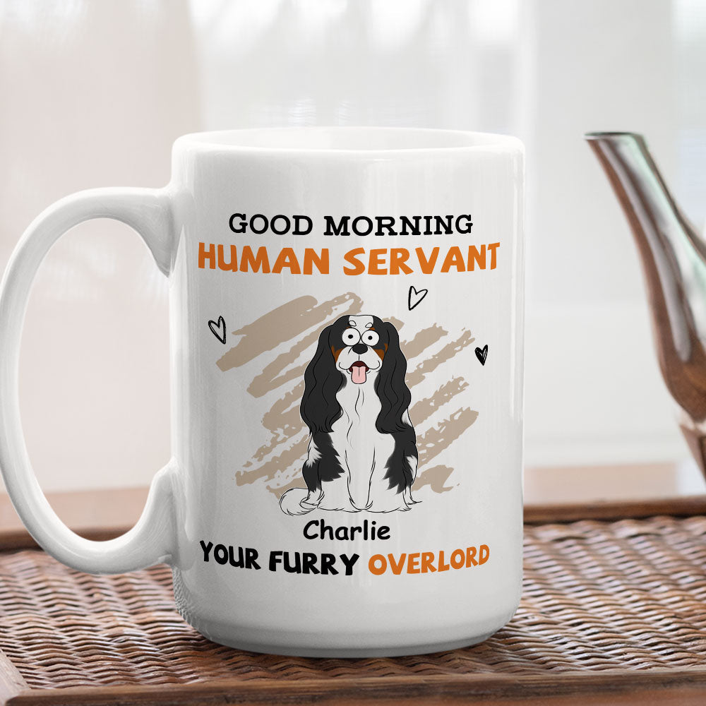 Custom Photo Mother's day Birthday Gifts For Cat Mom, Cat Lovers • Good Morning Version 2 - Personalized Coffee Mug