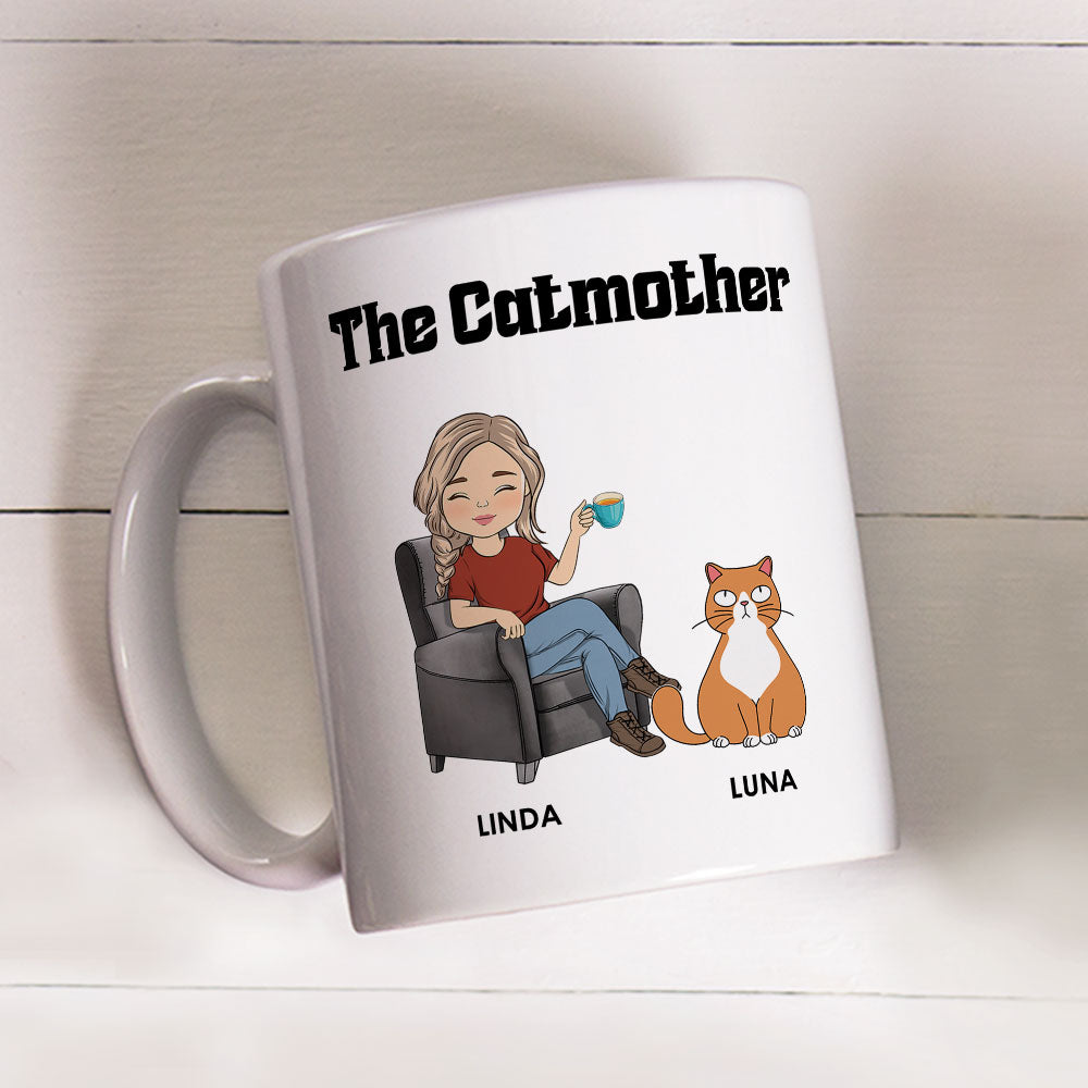 Custom Photo Mother's day Birthday Gifts For Cat Mom, Cat Lovers • The Cat Parents - Personalized Coffee Mug