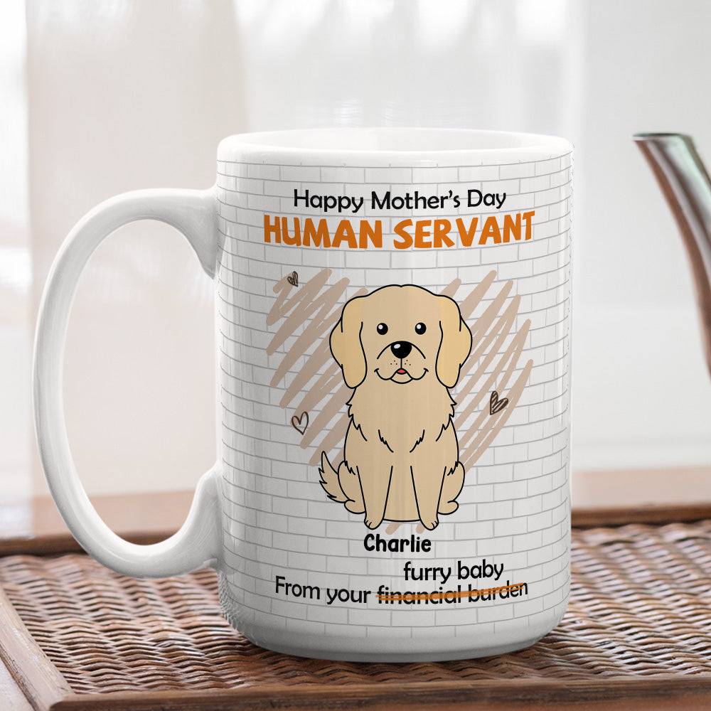 Custom Christmas Birthday Gifts For Dog Lovers • From Your Furry Baby Dog - Personalized Coffee Mug