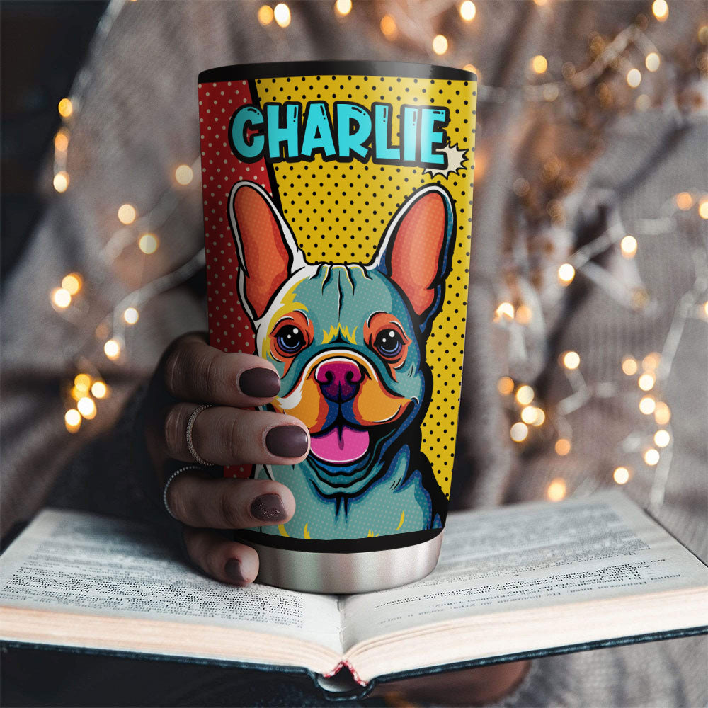 Custom Mother's Father's day Birthday Gifts For Dog Lovers • I Love You More Than All The Treats - Personalized Tumbler