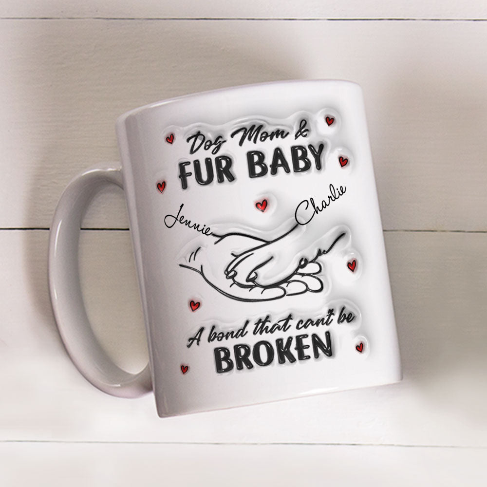 Dog Mom Fur Baby - Personalized Coffee Mug