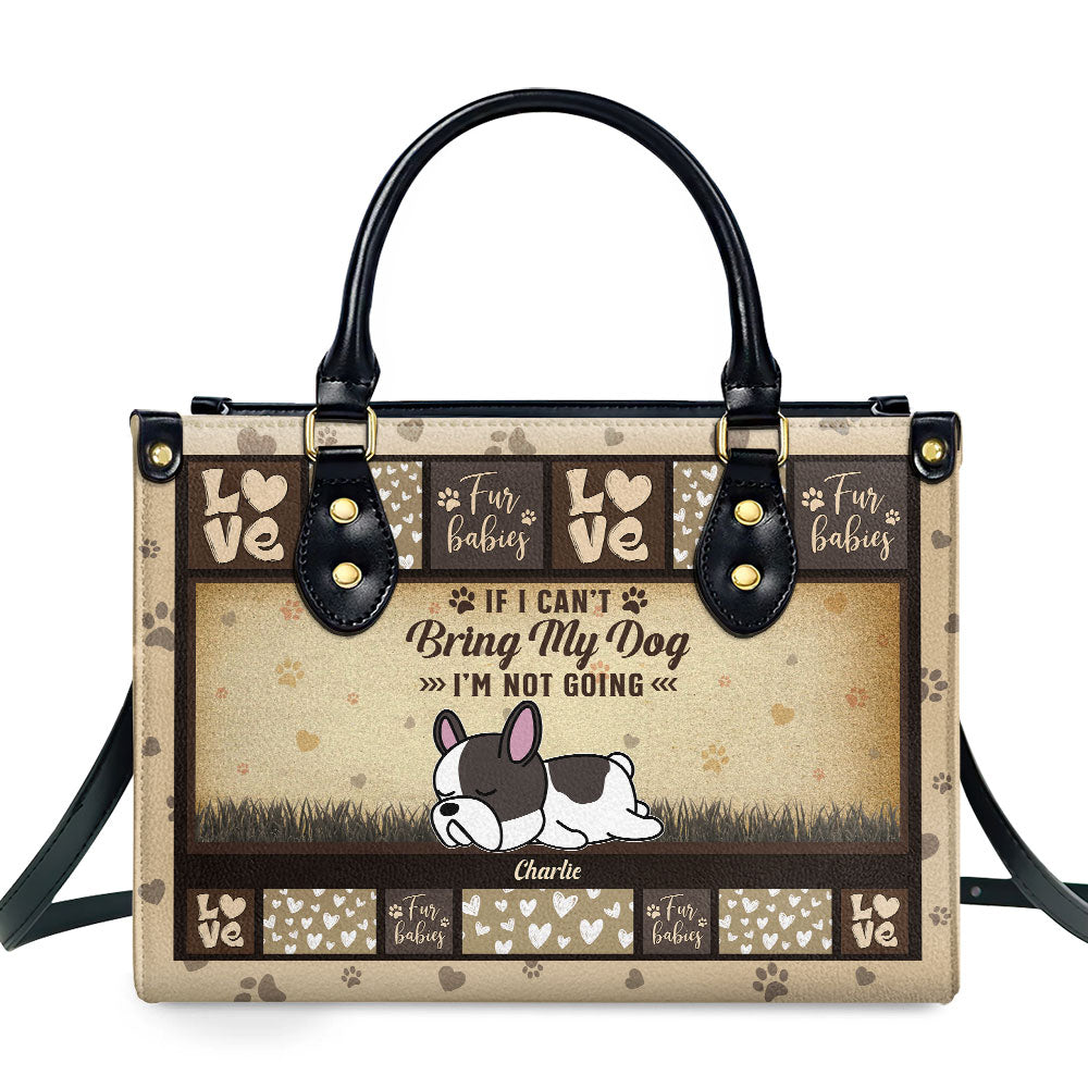 Bring My Dog - Personalized Leather Bag