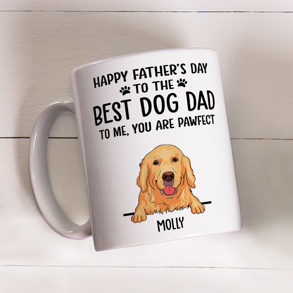 Custom Photo Mother's day Birthday Gifts For Dog Mom, Dog Lovers • Best Dog Mom Dad Pawfect - Personalized Coffee Mug
