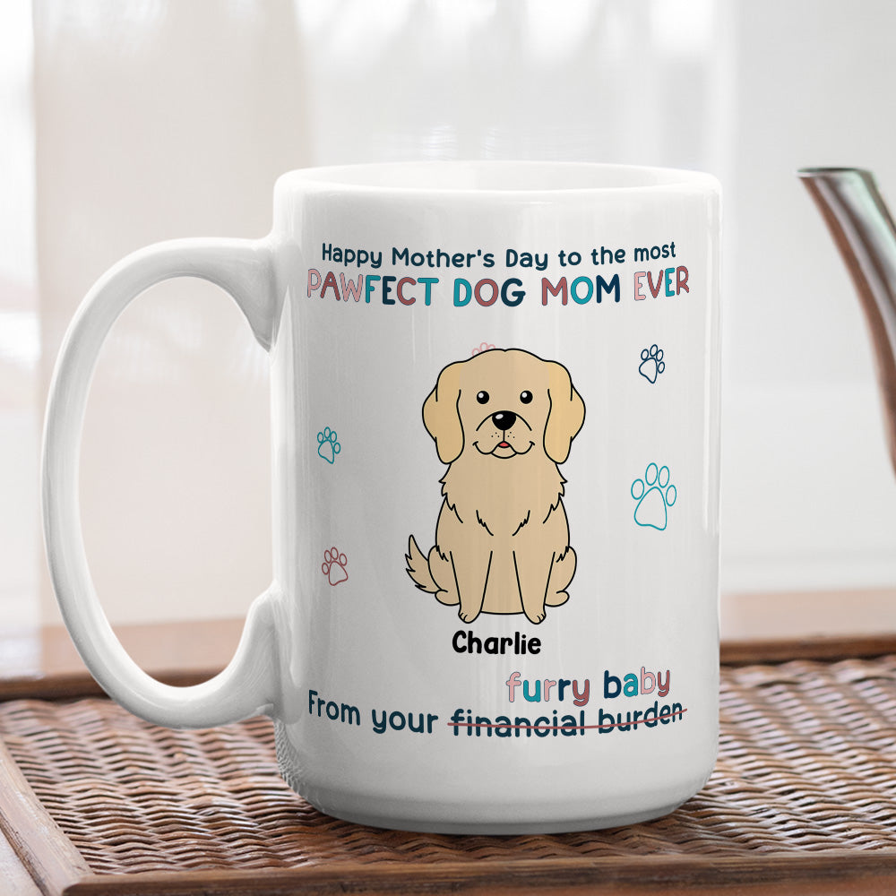 Custom Christmas Birthday Gifts For Dog Lovers • Human Servant From Your Furry Baby - Personalized Coffee Mug