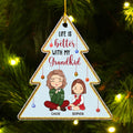 Christmas Tree Shaped - Personalized Acrylic Ornament