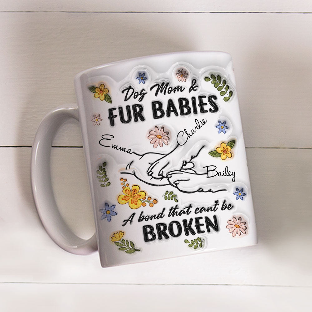Custom Christmas Birthday Gifts For Dog Lovers • Paw In Hand - Personalized 3D Inflated Effect Mug