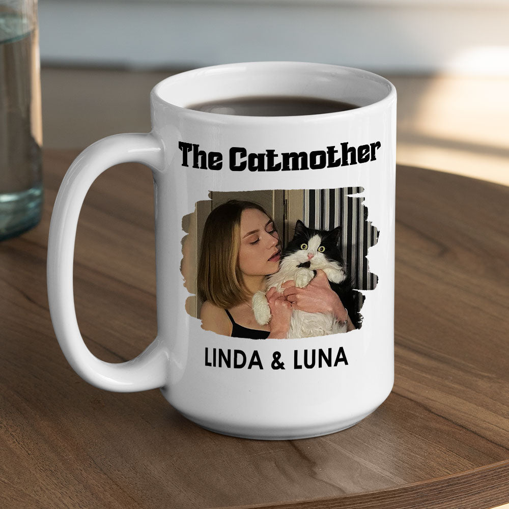 Custom Photo Mother's day Birthday Gifts For Cat Mom, Cat Lovers • The Fur Parents Photo - Personalized Coffee Mug