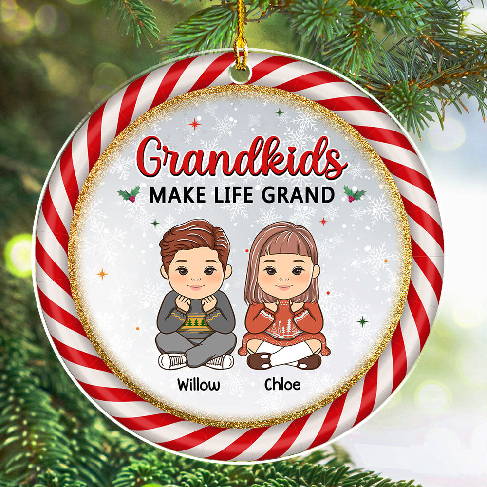 Make Life Grand - Personalized Acrylic Ornament