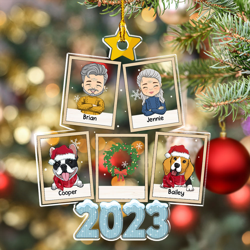 Christmas Pine Tree - Personalized Acrylic Ornament