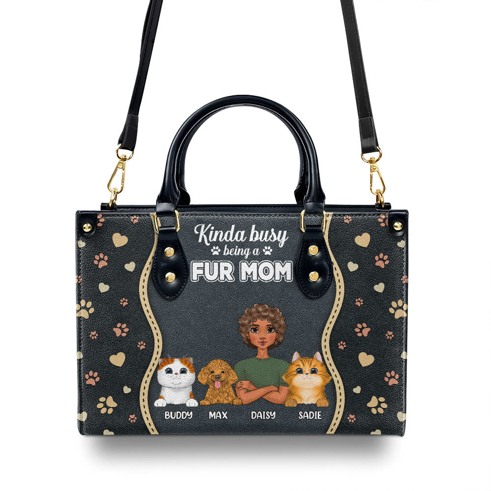 Being A Good Mom - Personalized Leather Bag