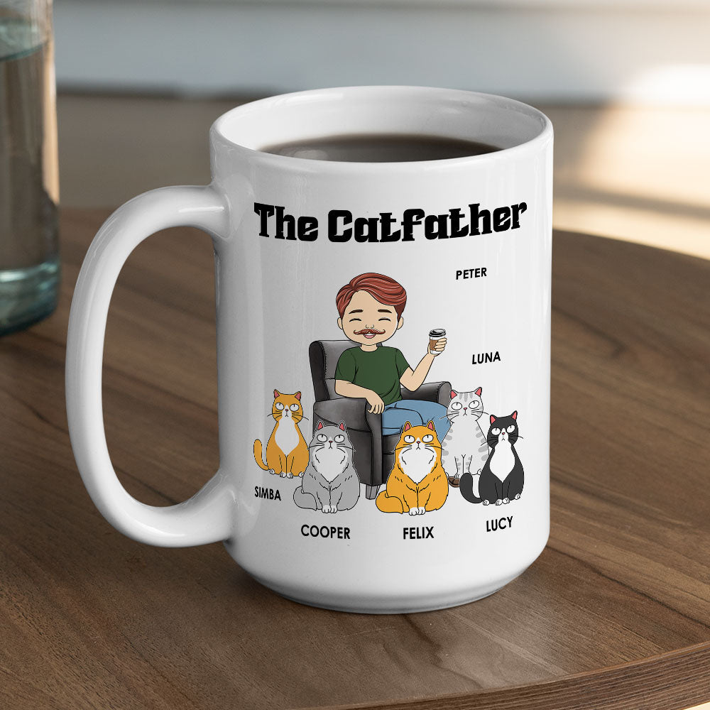 Custom Photo Mother's day Birthday Gifts For Cat Mom, Cat Lovers • The Cat Parents - Personalized Coffee Mug