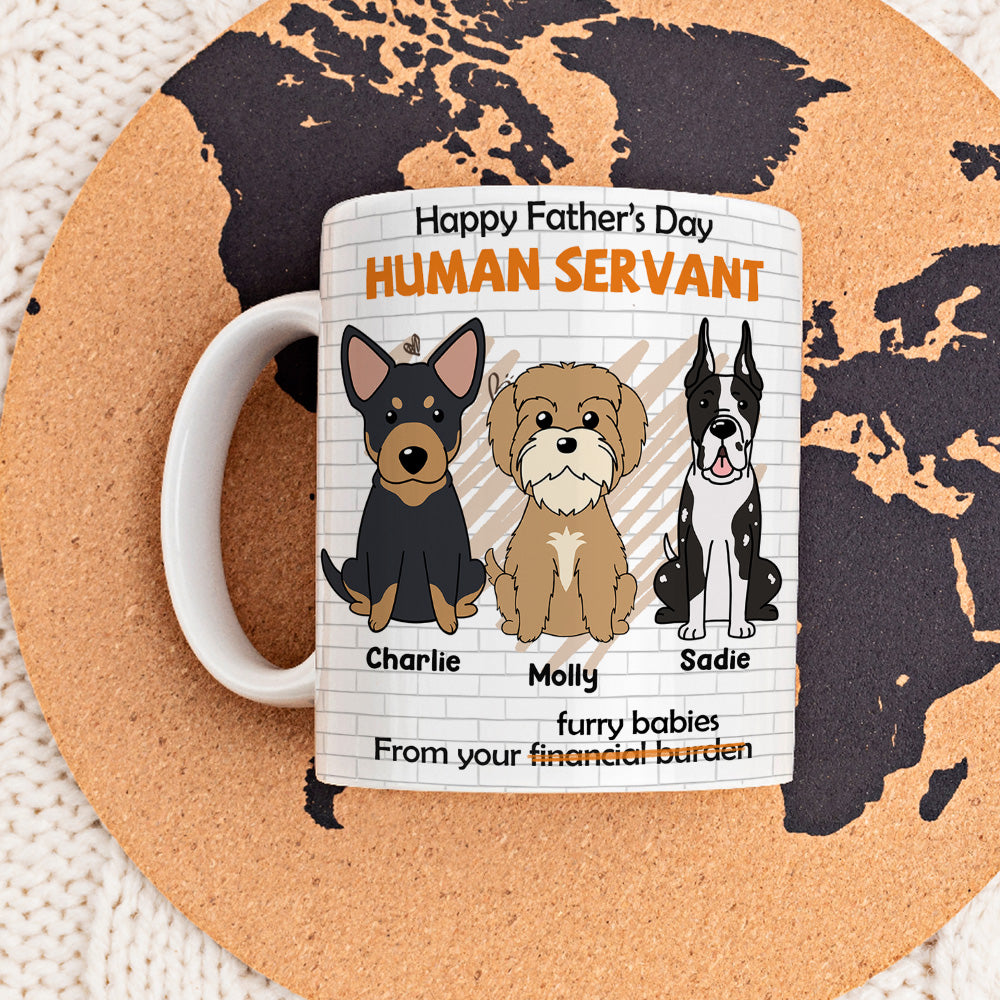 Custom Christmas Birthday Gifts For Dog Lovers • From Your Furry Baby Dog - Personalized Coffee Mug