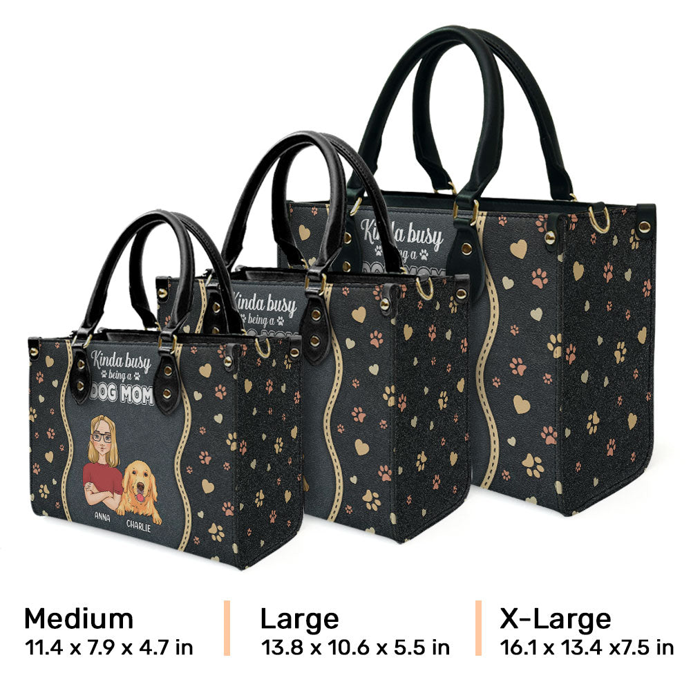 Being A Good Mom - Personalized Leather Bag