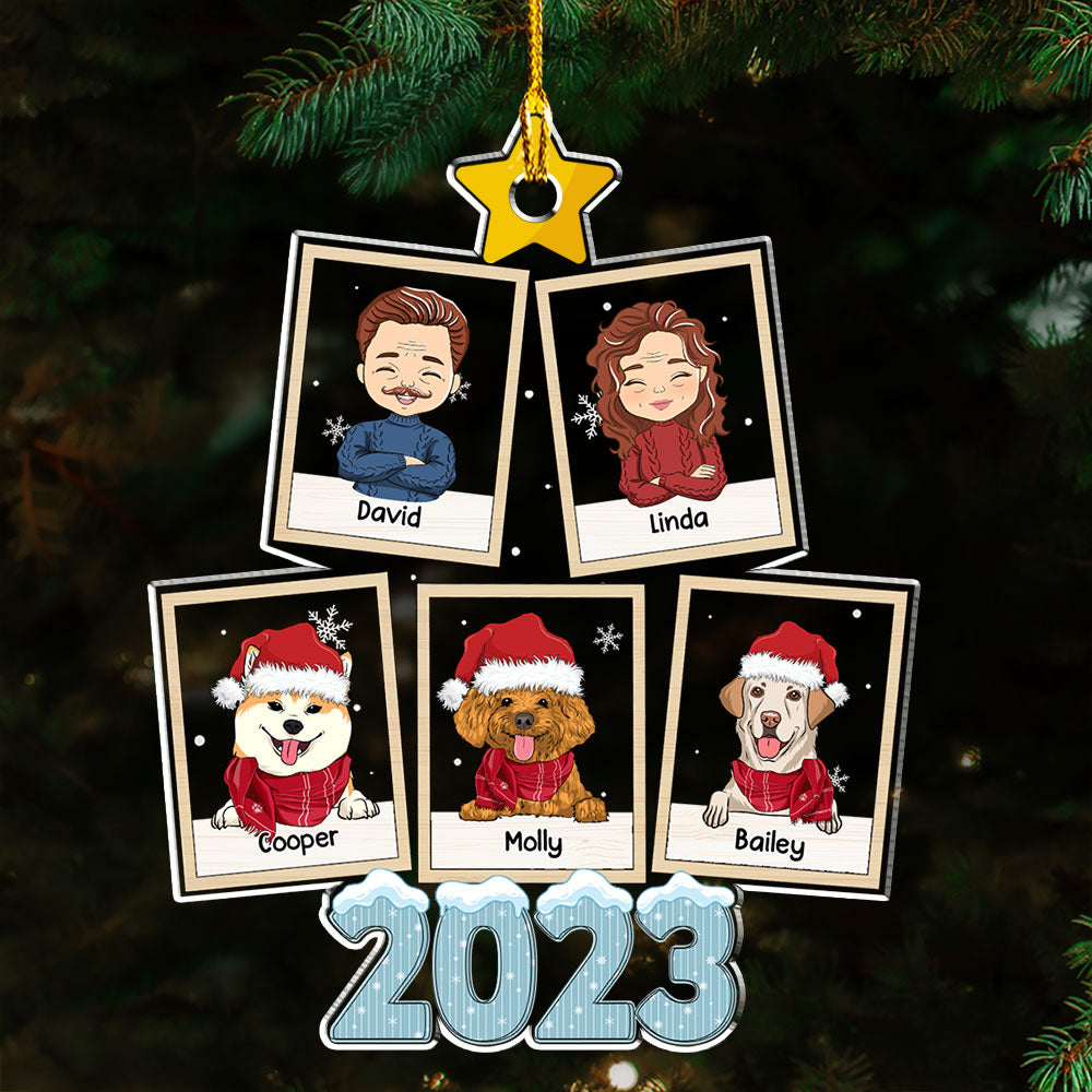 Christmas Pine Tree - Personalized Acrylic Ornament
