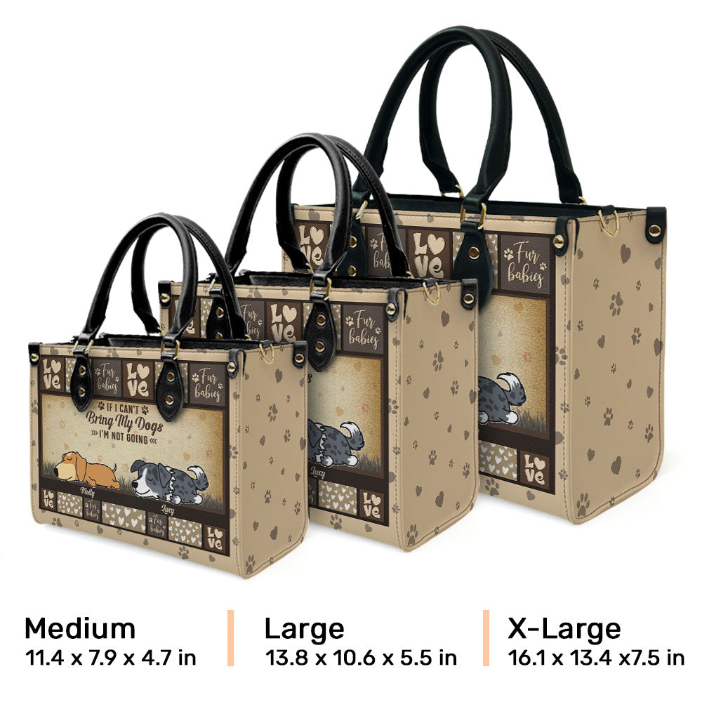 Bring My Dog - Personalized Leather Bag