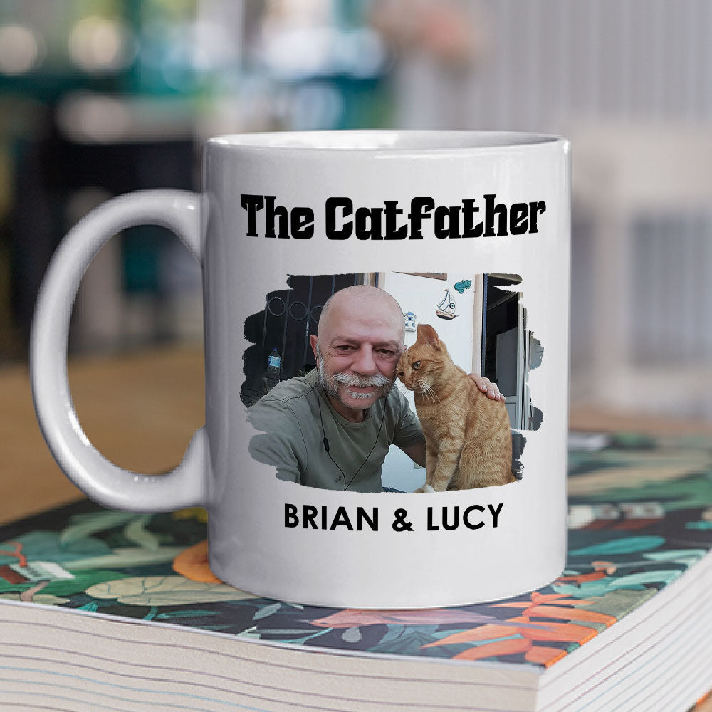 Custom Photo Mother's day Birthday Gifts For Cat Mom, Cat Lovers • The Cat Parents - Personalized Coffee Mug
