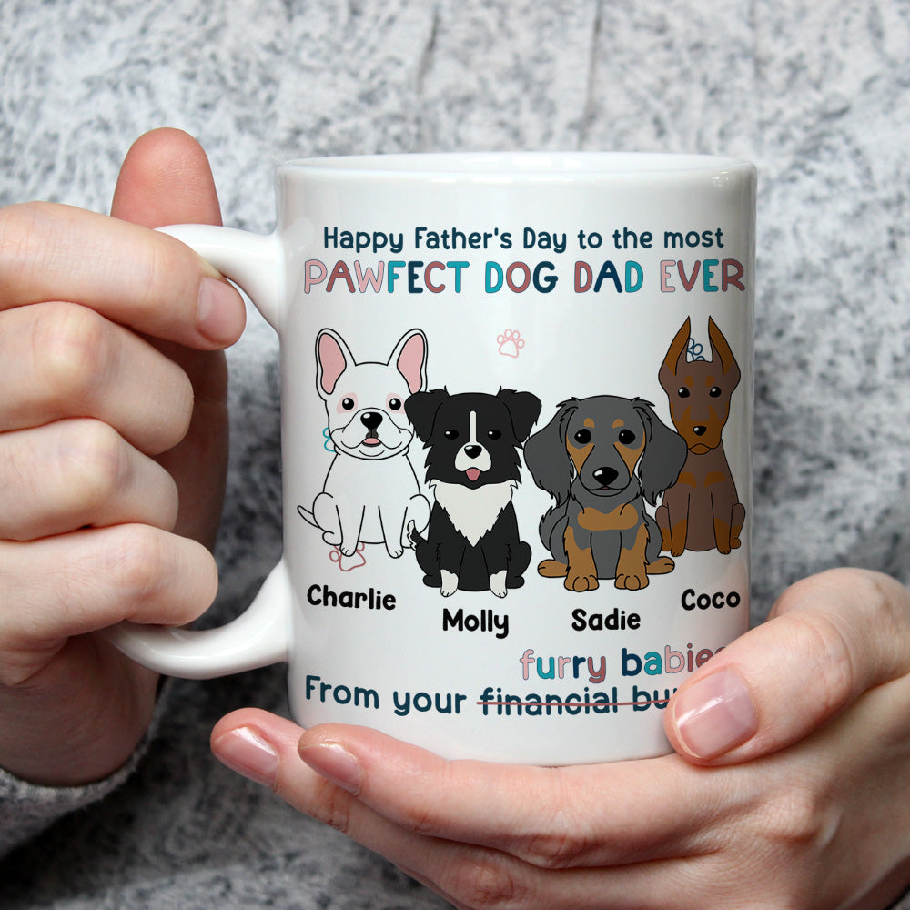 Custom Christmas Birthday Gifts For Dog Lovers • Human Servant From Your Furry Baby - Personalized Coffee Mug