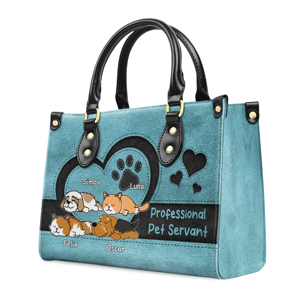 Professional Pet Servant - Personalized Leather Bag