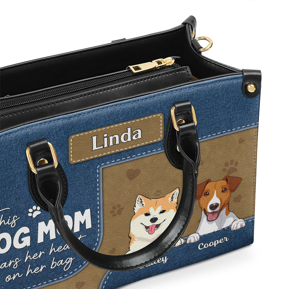 Dog Mom Wears - Personalized Leather Bag