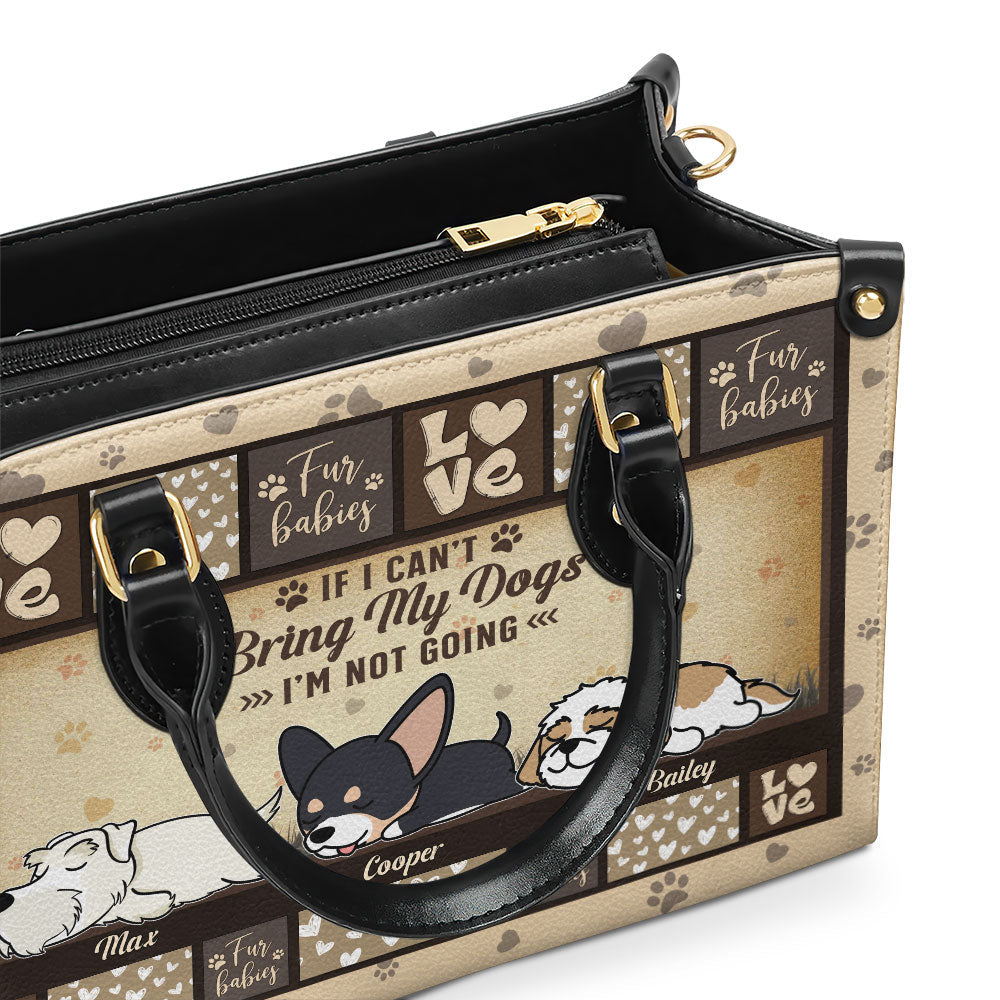 Bring My Dog - Personalized Leather Bag