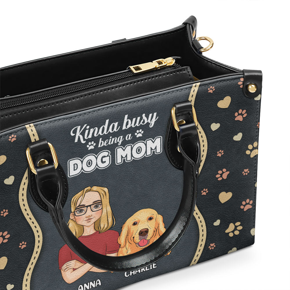 Being A Good Mom - Personalized Leather Bag