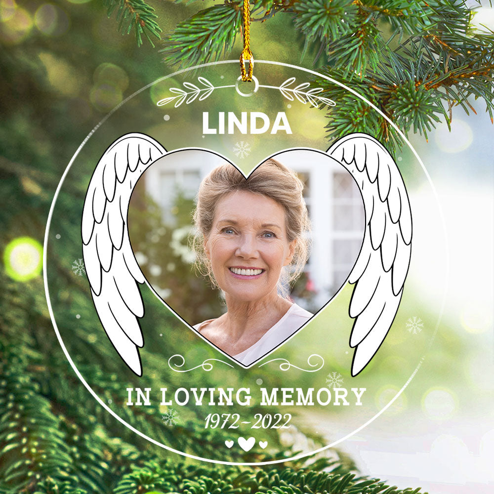 In Loving Memory - Personalized Acrylic Ornament