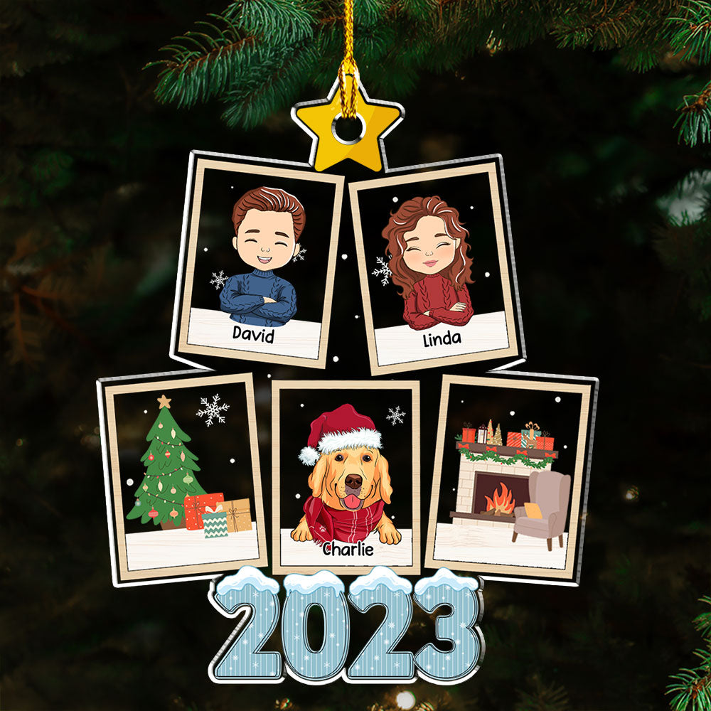 Christmas Pine Tree - Personalized Acrylic Ornament