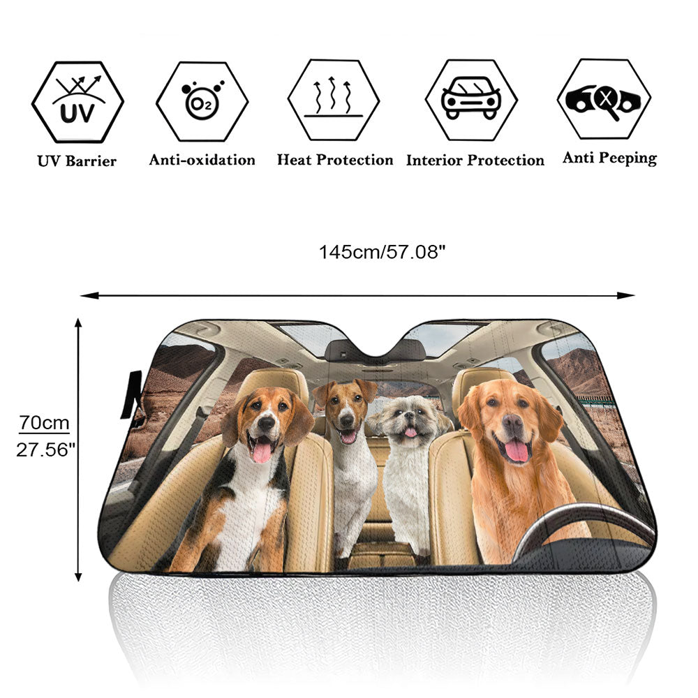 Pet Photo - Personalized Car Sunshade