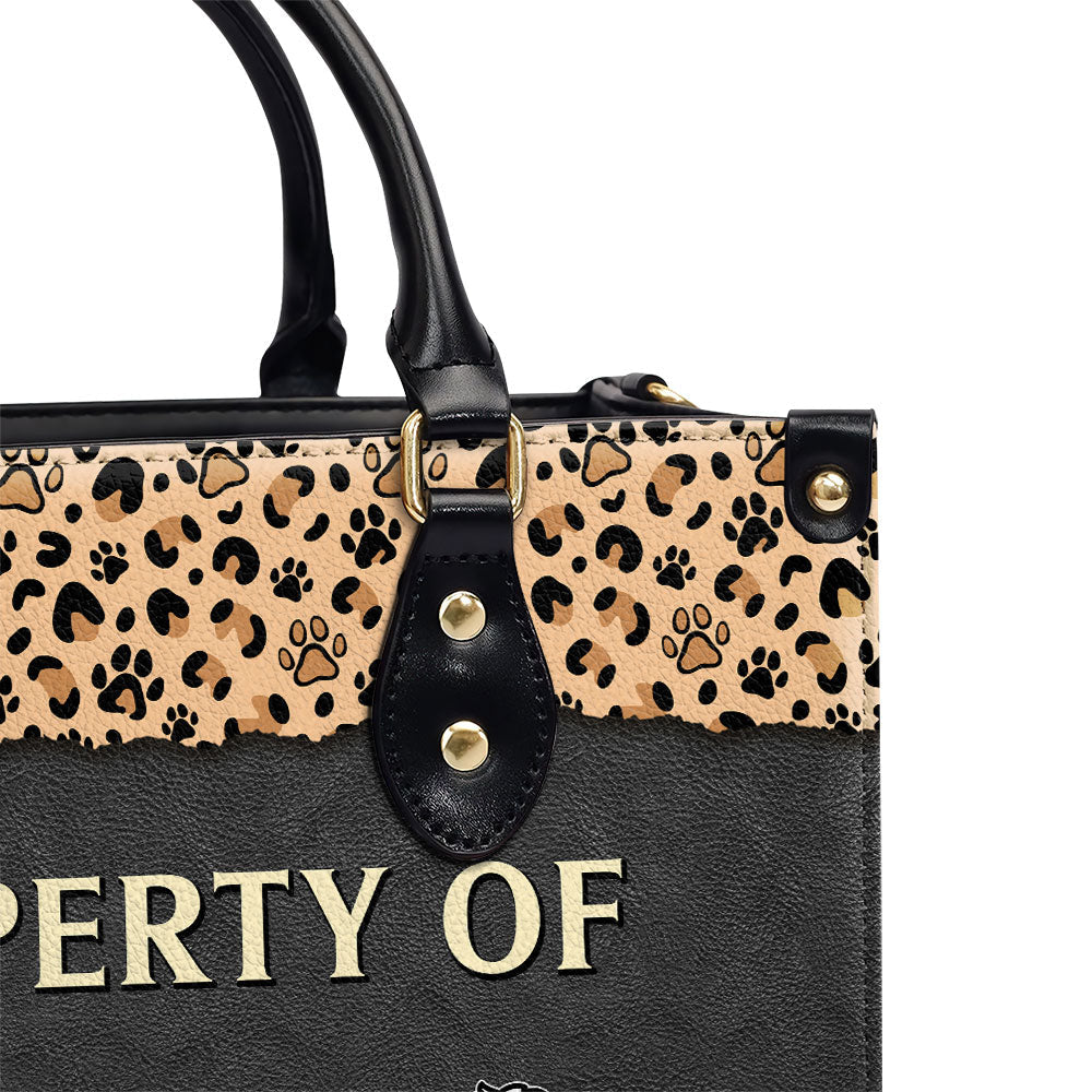 Property Of - Personalized Leather Bag