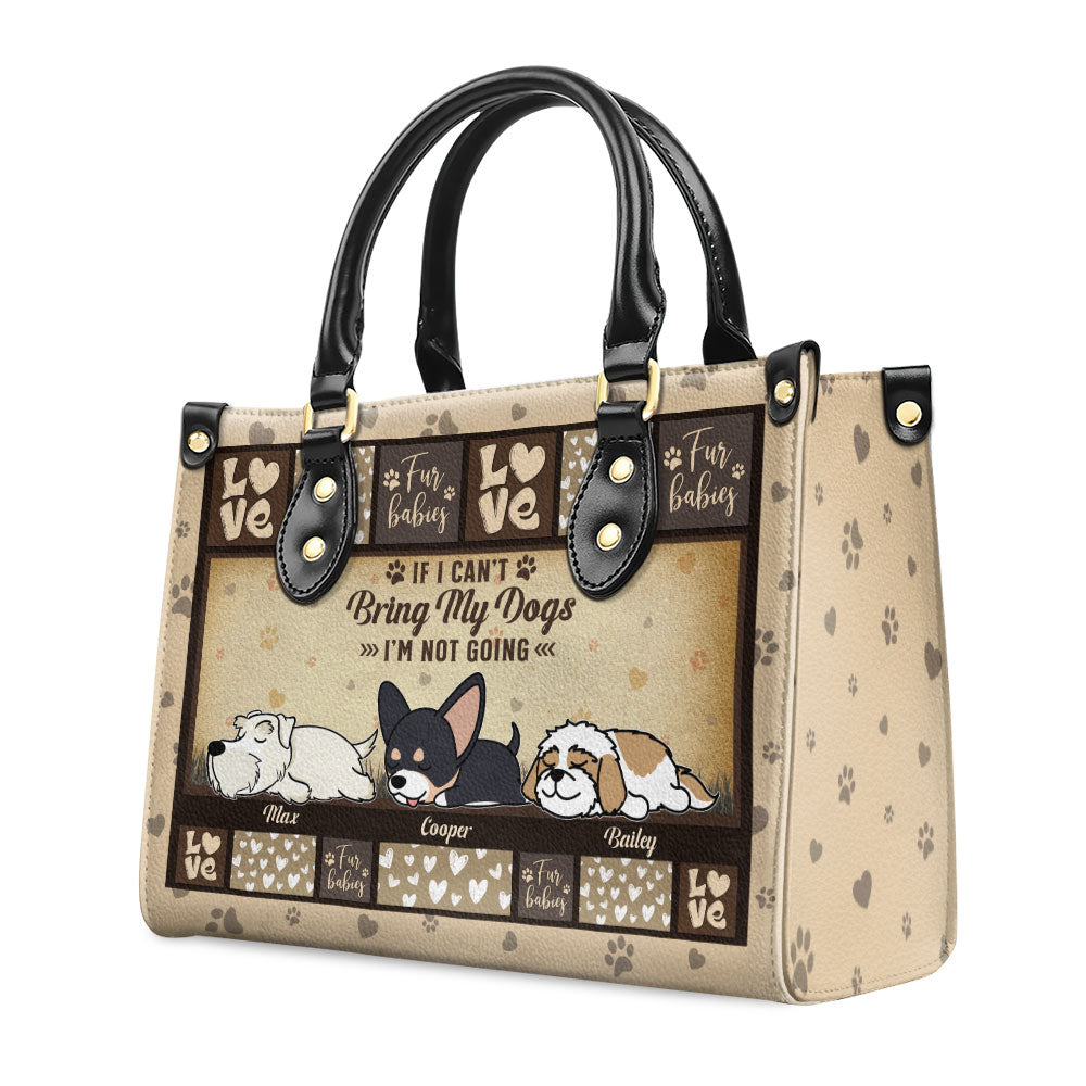 Bring My Dog - Personalized Leather Bag