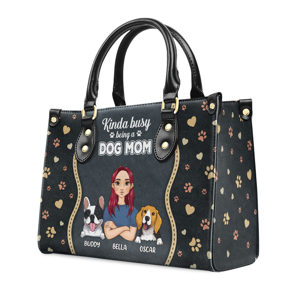 Being A Good Mom - Personalized Leather Bag