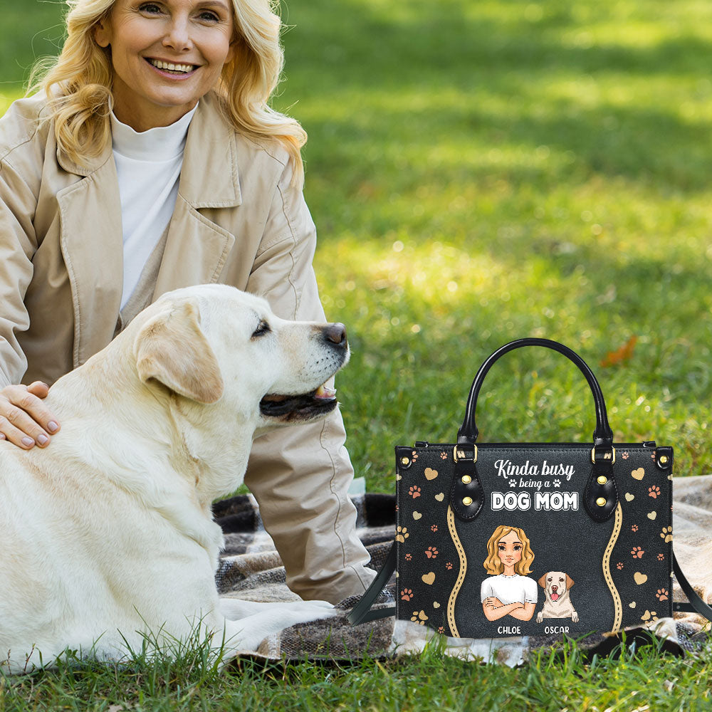 Being A Good Mom - Personalized Leather Bag