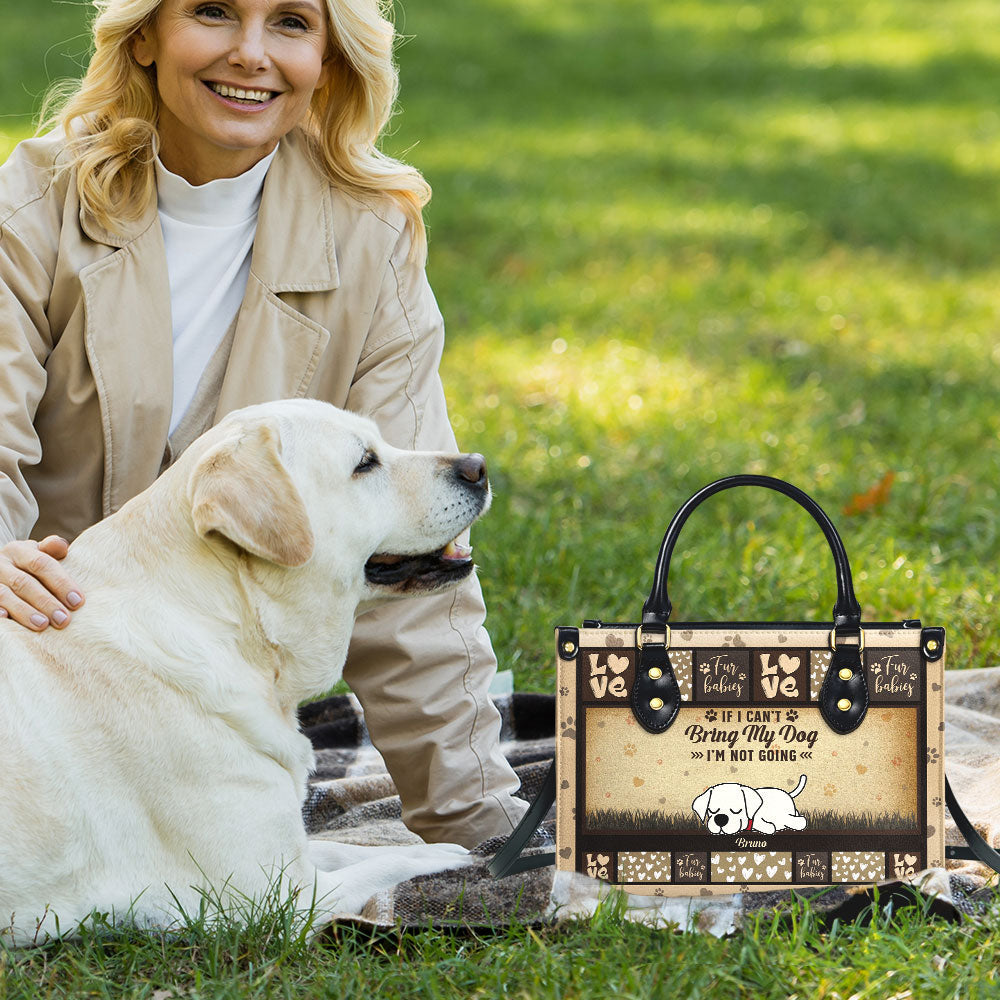 Bring My Dog - Personalized Leather Bag