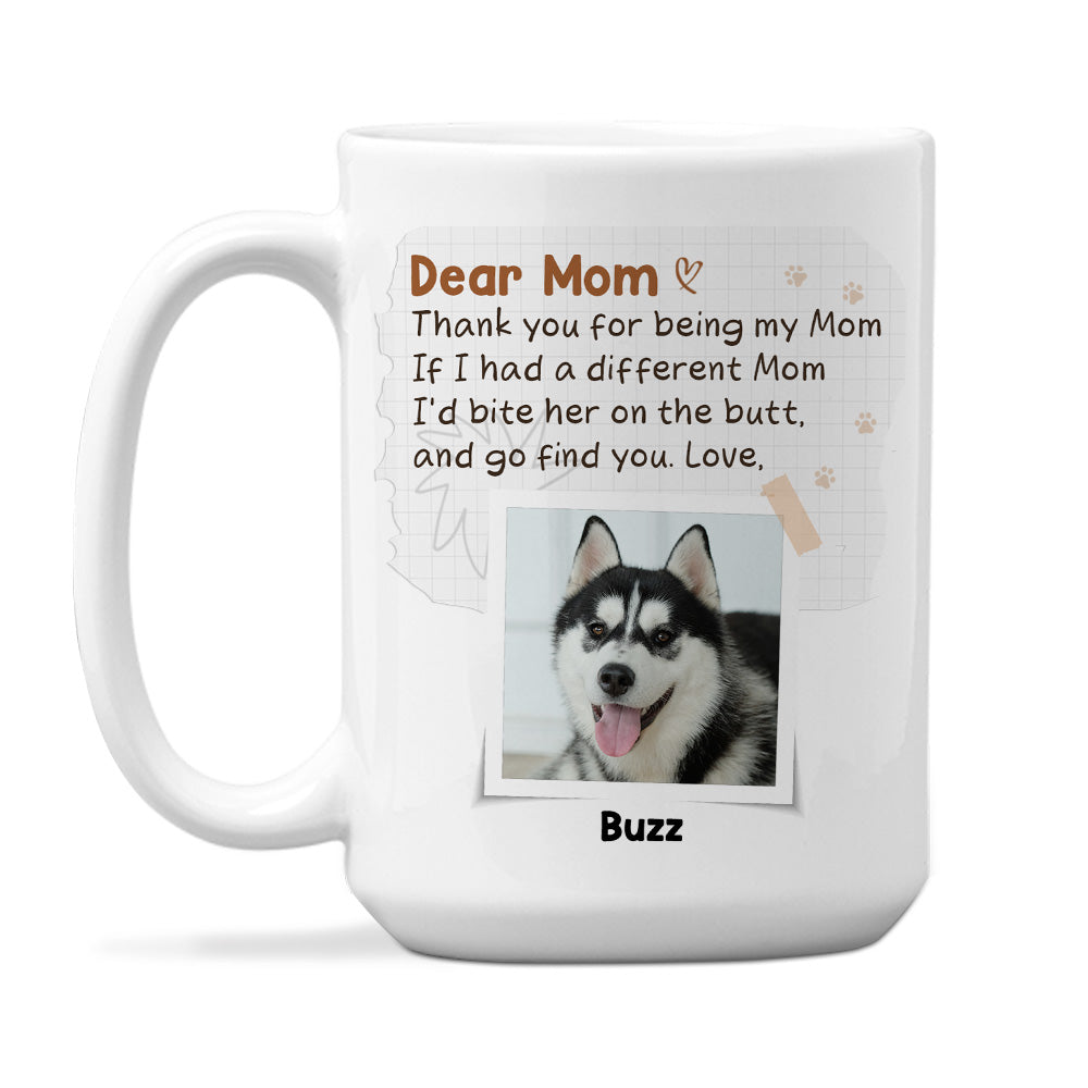 Custom Photo Christmas Birthday Gifts For Dog Lovers • Go Find You - Personalized Coffee Mug