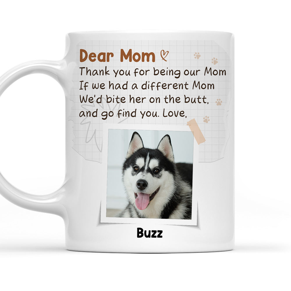 Custom Photo Christmas Birthday Gifts For Dog Lovers • Go Find You - Personalized Coffee Mug
