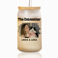 Mother Of Cats Photo - Personalized Glass Can