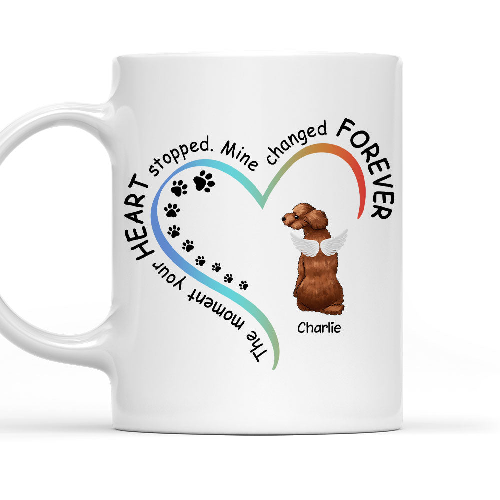 Custom Photo Mother's day Birthday Gifts For Cat Mom, Cat Lovers • My Heart Changed Forever - Personalized Coffee Mug