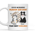 Custom Photo Mother's day Birthday Gifts For Cat Mom, Cat Lovers • Good Morning Version 2 - Personalized Coffee Mug