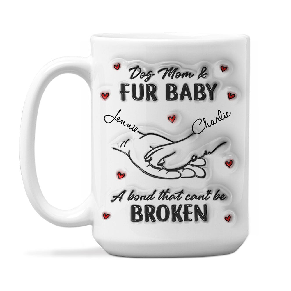 Dog Mom Fur Baby - Personalized Coffee Mug