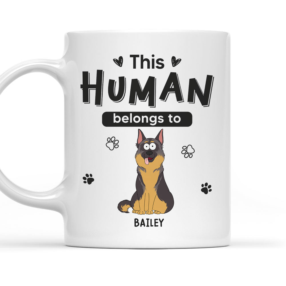 Custom Photo Mother's day Birthday Gifts For Cat Mom, Cat Lovers • Belongs To Pets - Personalized Coffee Mug