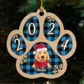 Custom Christmas Decor Home Birthday Gifts For Dog Lovers • Dog Picture - Personalized 2-layered Wood Ornament