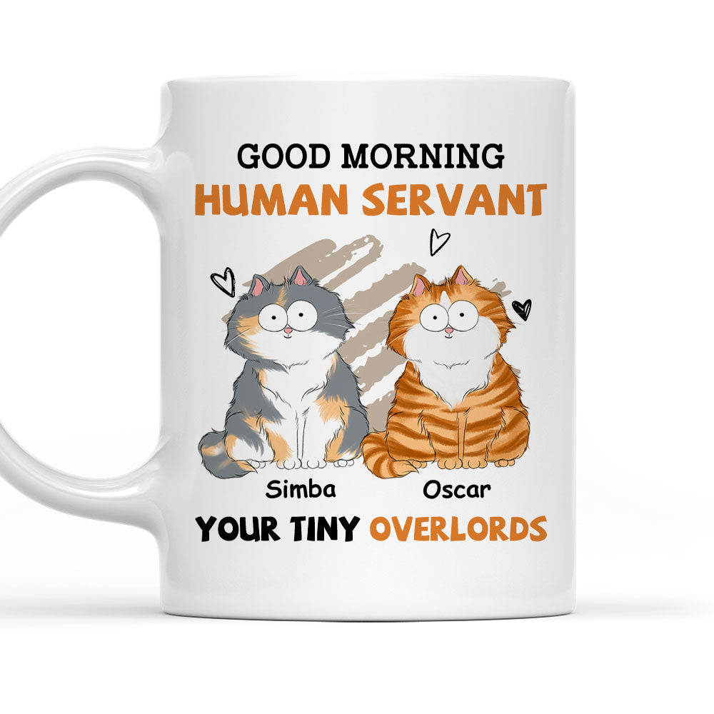 Custom Photo Mother's day Birthday Gifts For Cat Mom, Cat Lovers • Good Morning - Personalized Coffee Mug