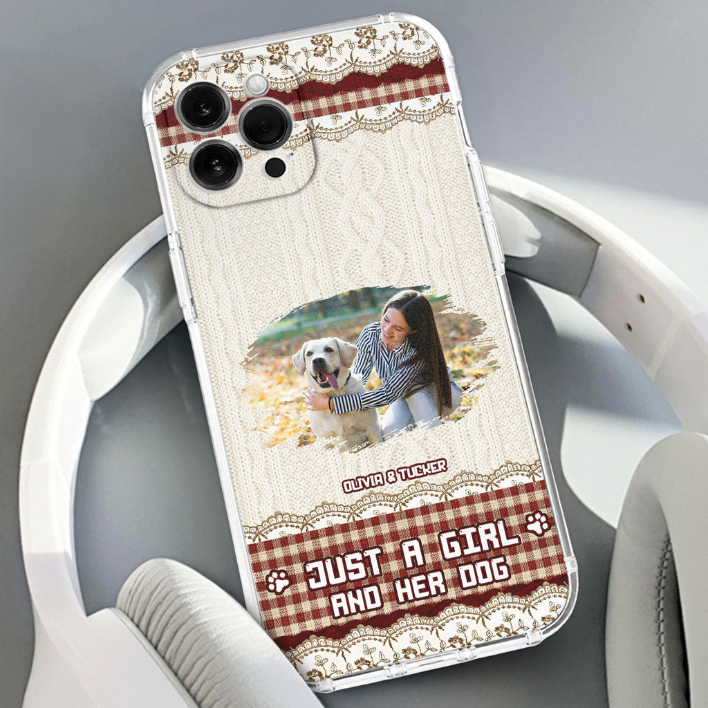 Just A Girl Photo - Personalized Phone Case
