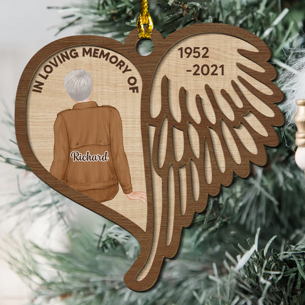 My Beloved One - Personalized 2-layered Wood Ornament